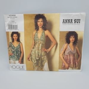 UNCUT Anna Sui Vogue American Designer V2968 Sewing Pattern